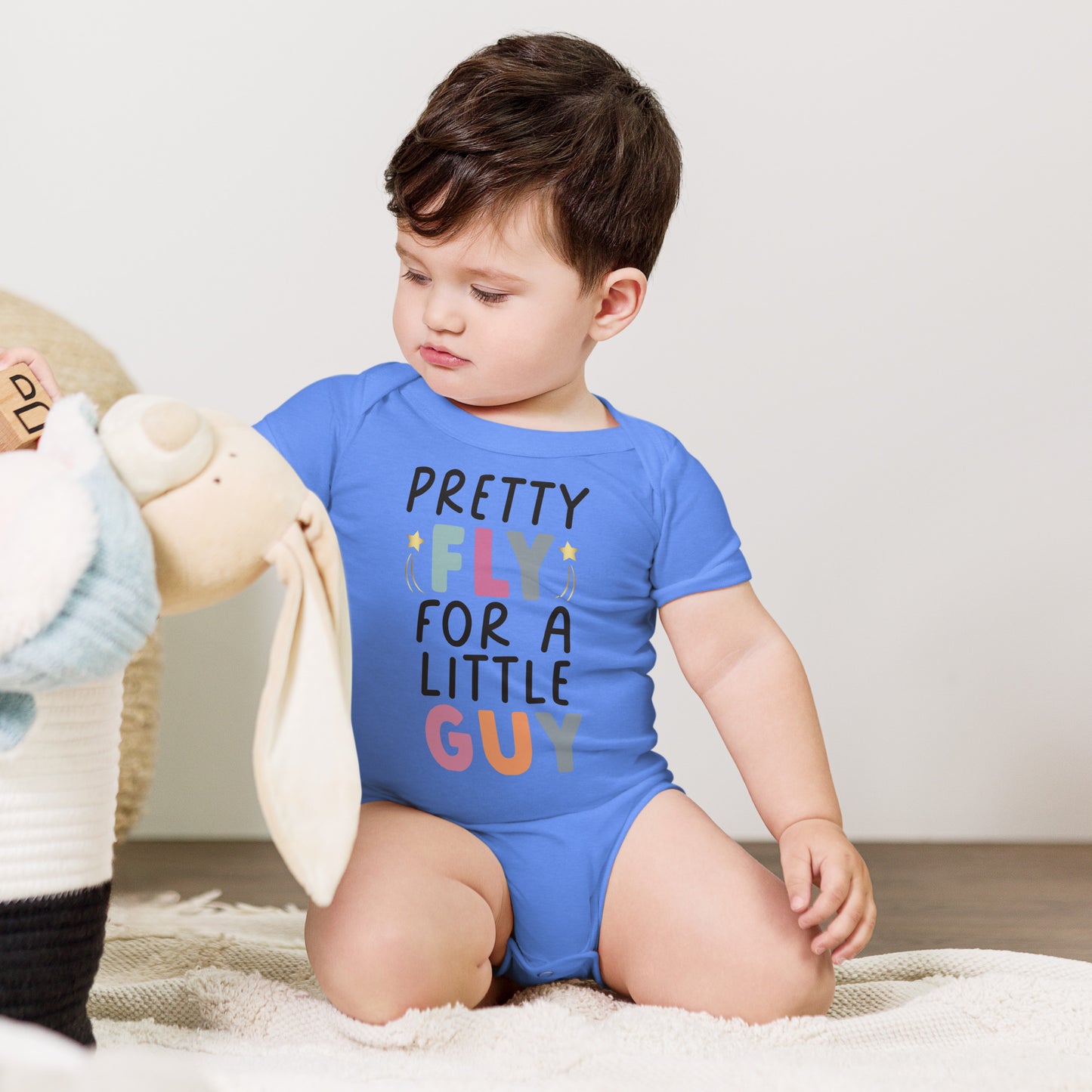 Baby short sleeve one piece - Pretty Fly For a Little Guy