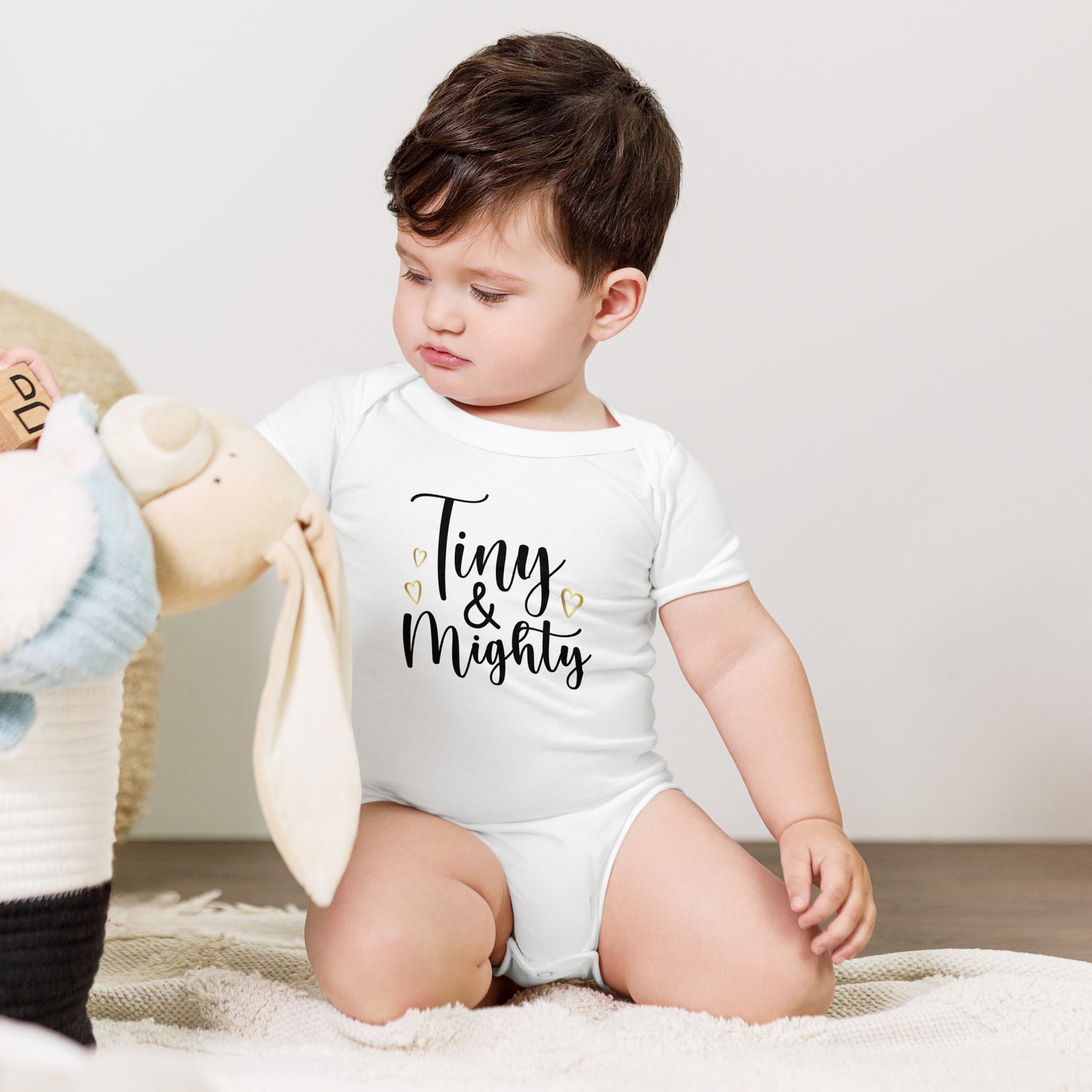 Baby short sleeve one piece - Tiny & Mighty