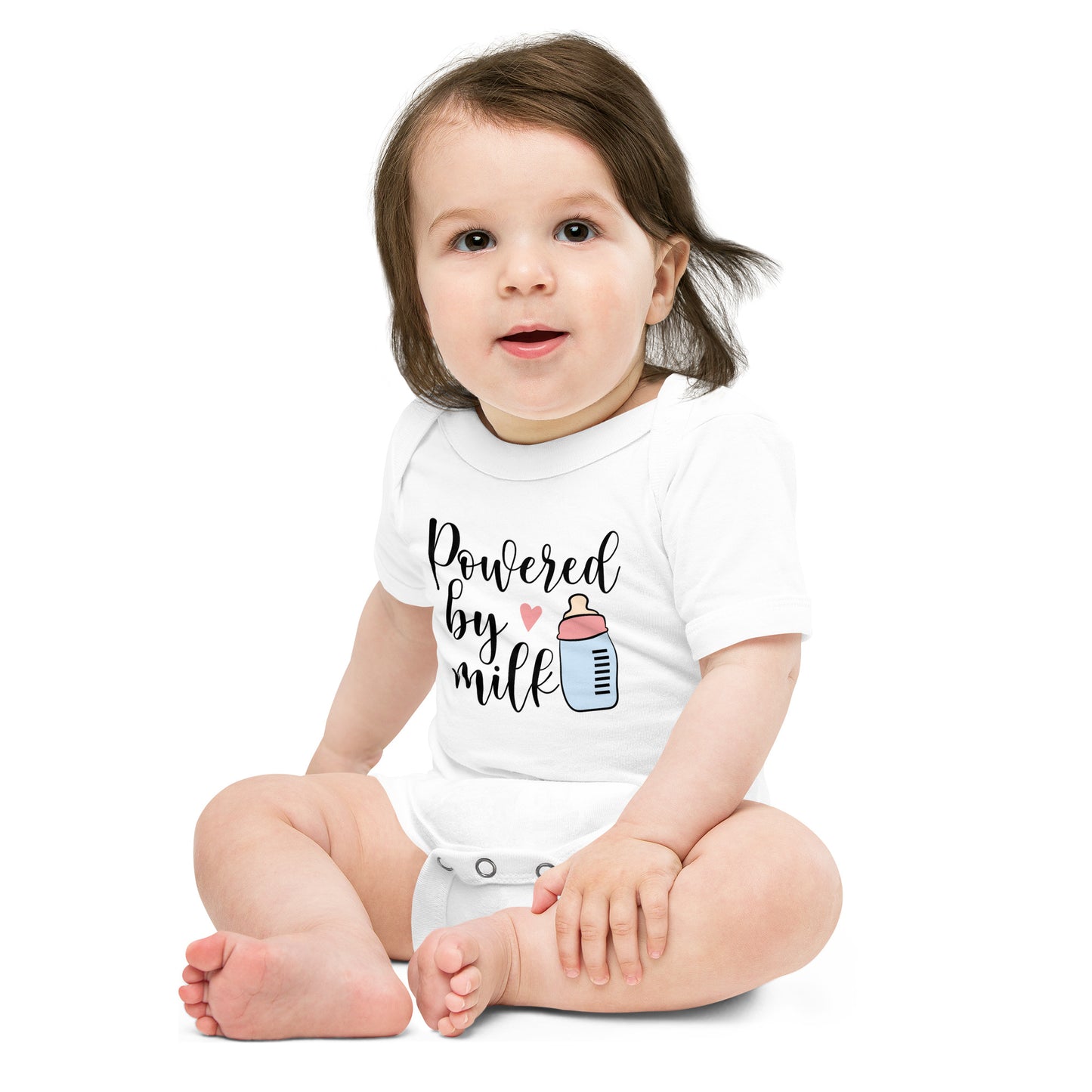 Baby short sleeve one piece - Powered by Milk