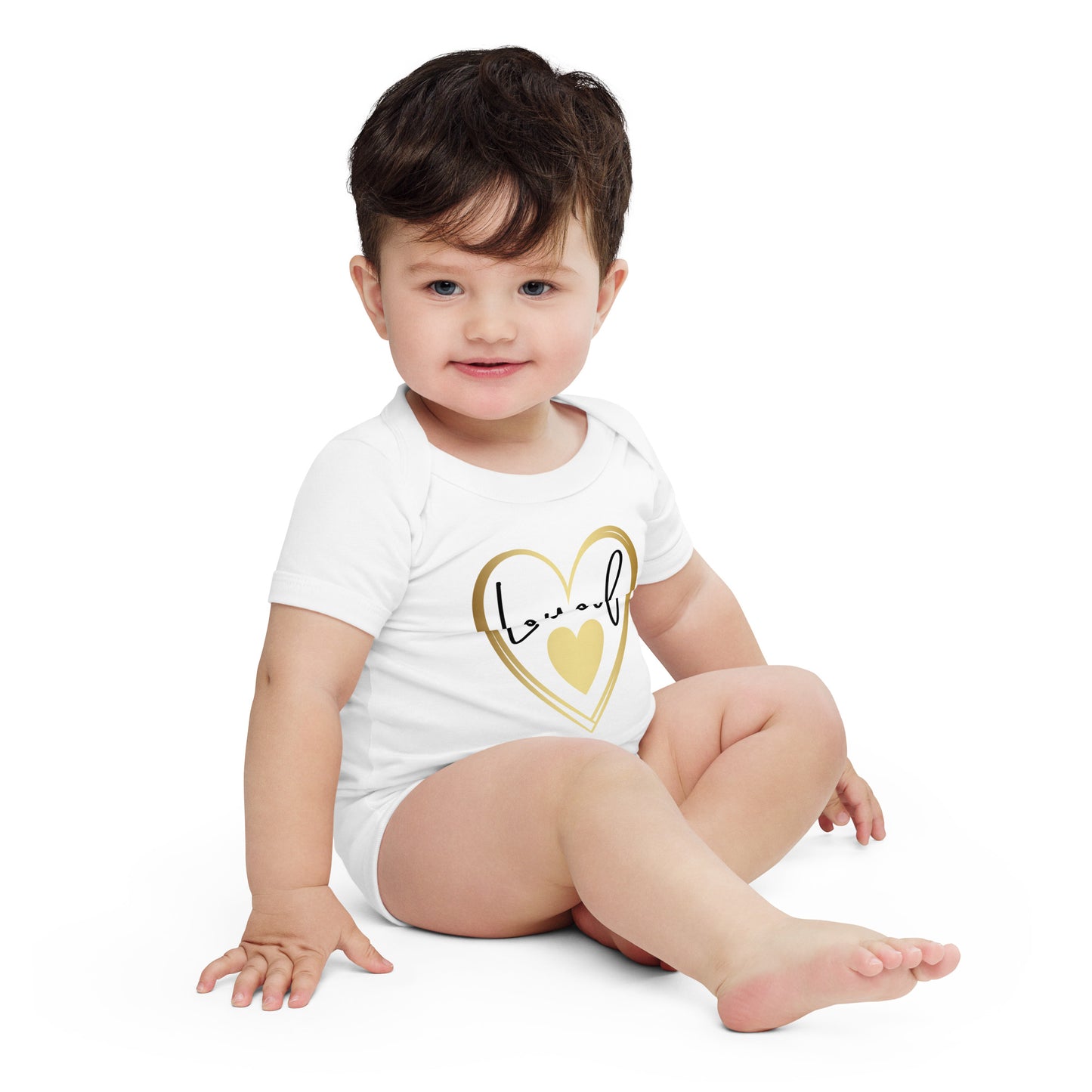 Baby short sleeve one piece - Loved