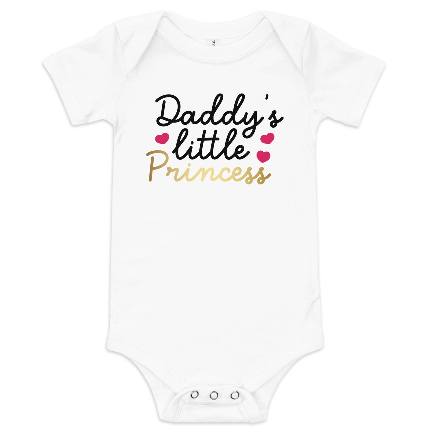 Baby short sleeve one piece - Daddy's Little Princess