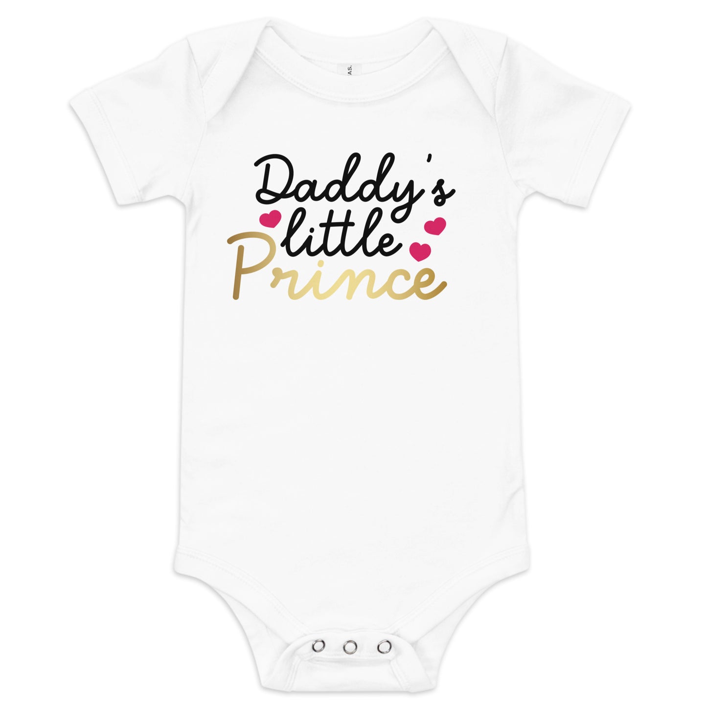 Baby short sleeve one piece - Daddy's Little Prince