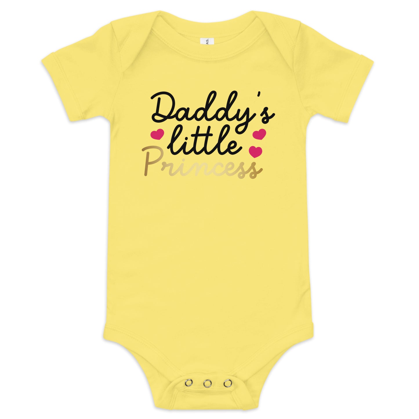 Baby short sleeve one piece - Daddy's Little Princess