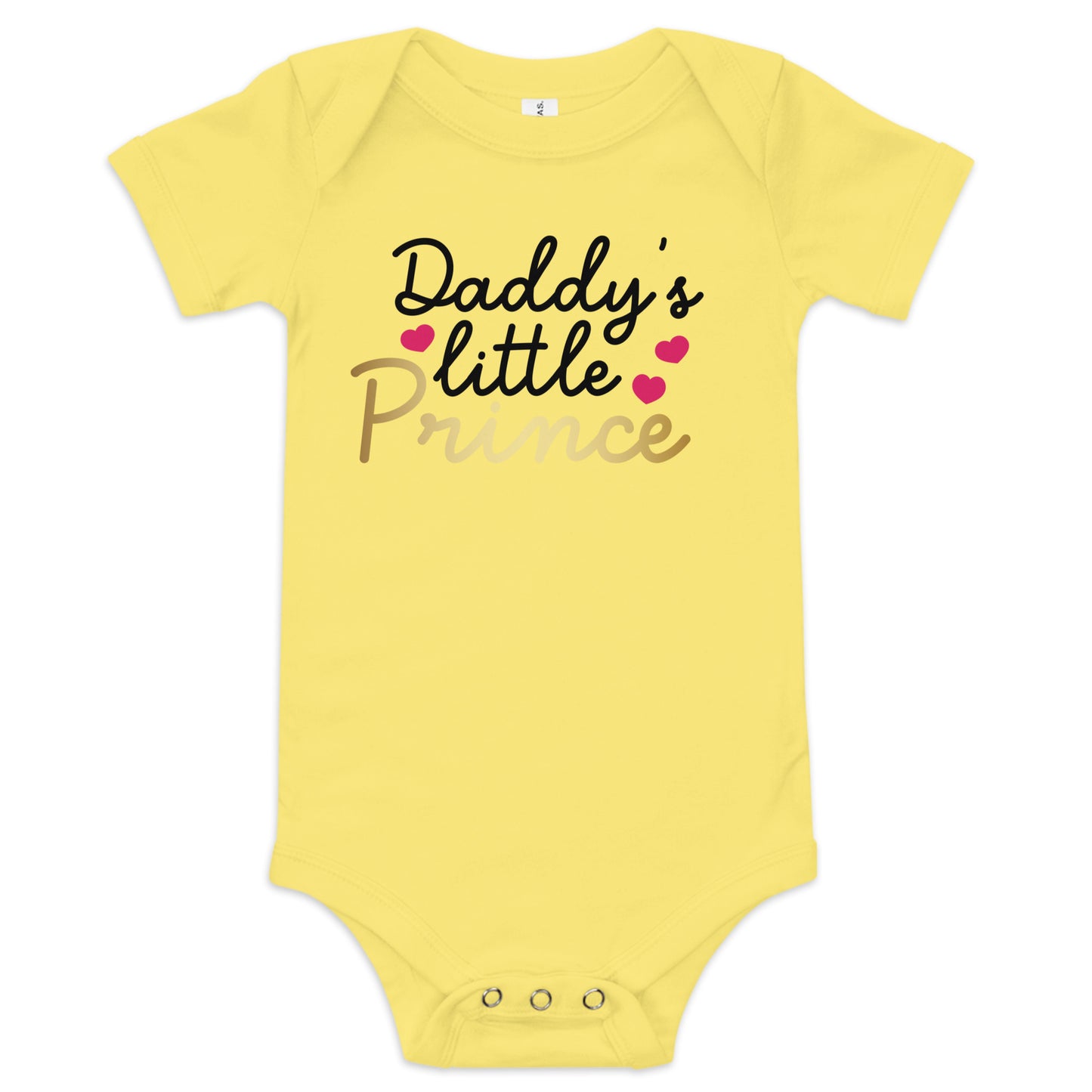 Baby short sleeve one piece - Daddy's Little Prince