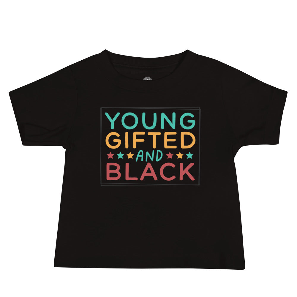 Baby Jersey Short Sleeve Tee - Juneteenth Young Gifted and Black