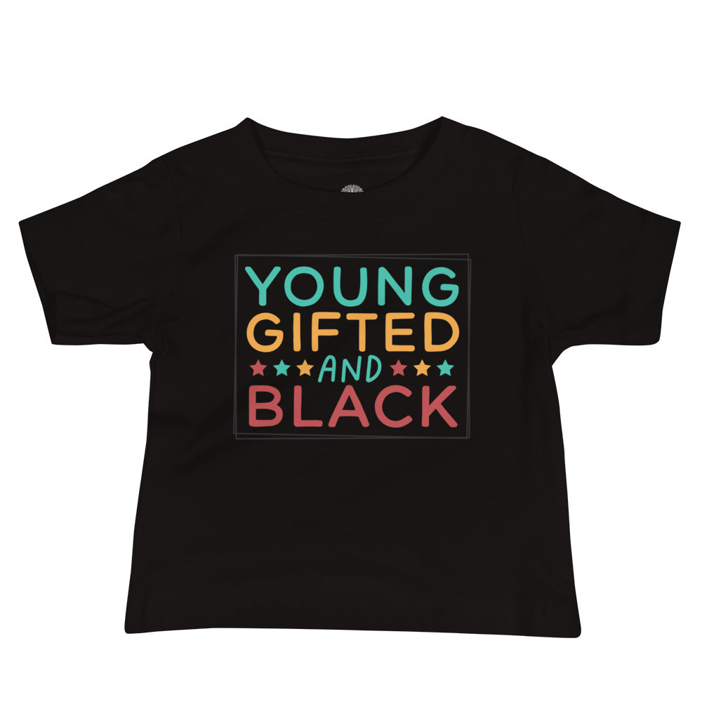 Baby Jersey Short Sleeve Tee - Juneteenth Young Gifted and Black