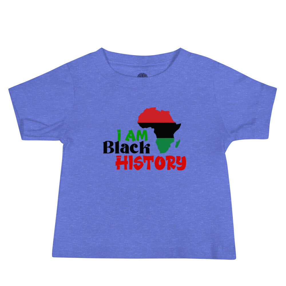 Baby Jersey Short Sleeve Tee - I Am Black History