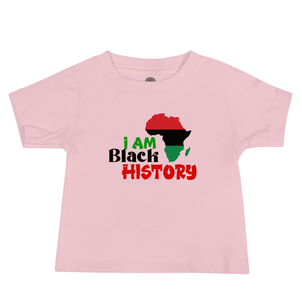 Baby Jersey Short Sleeve Tee - I Am Black History