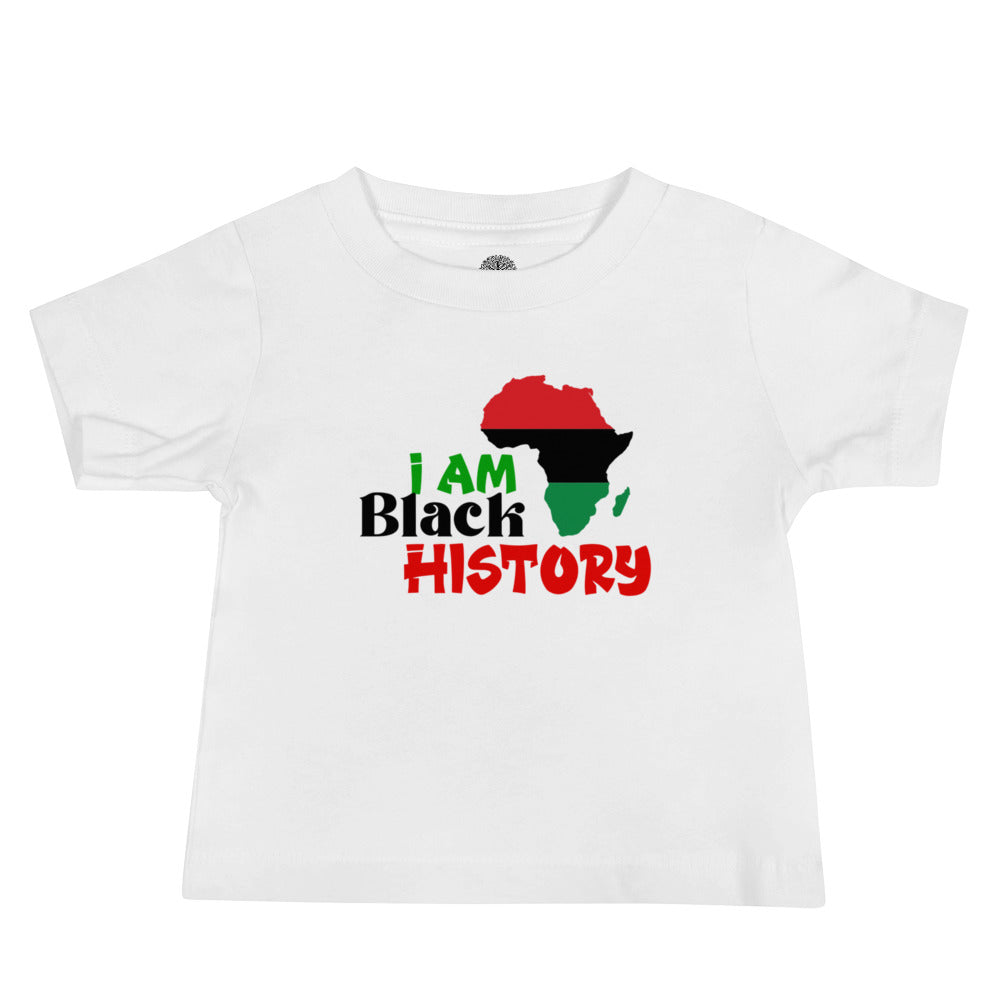 Baby Jersey Short Sleeve Tee - I Am Black History