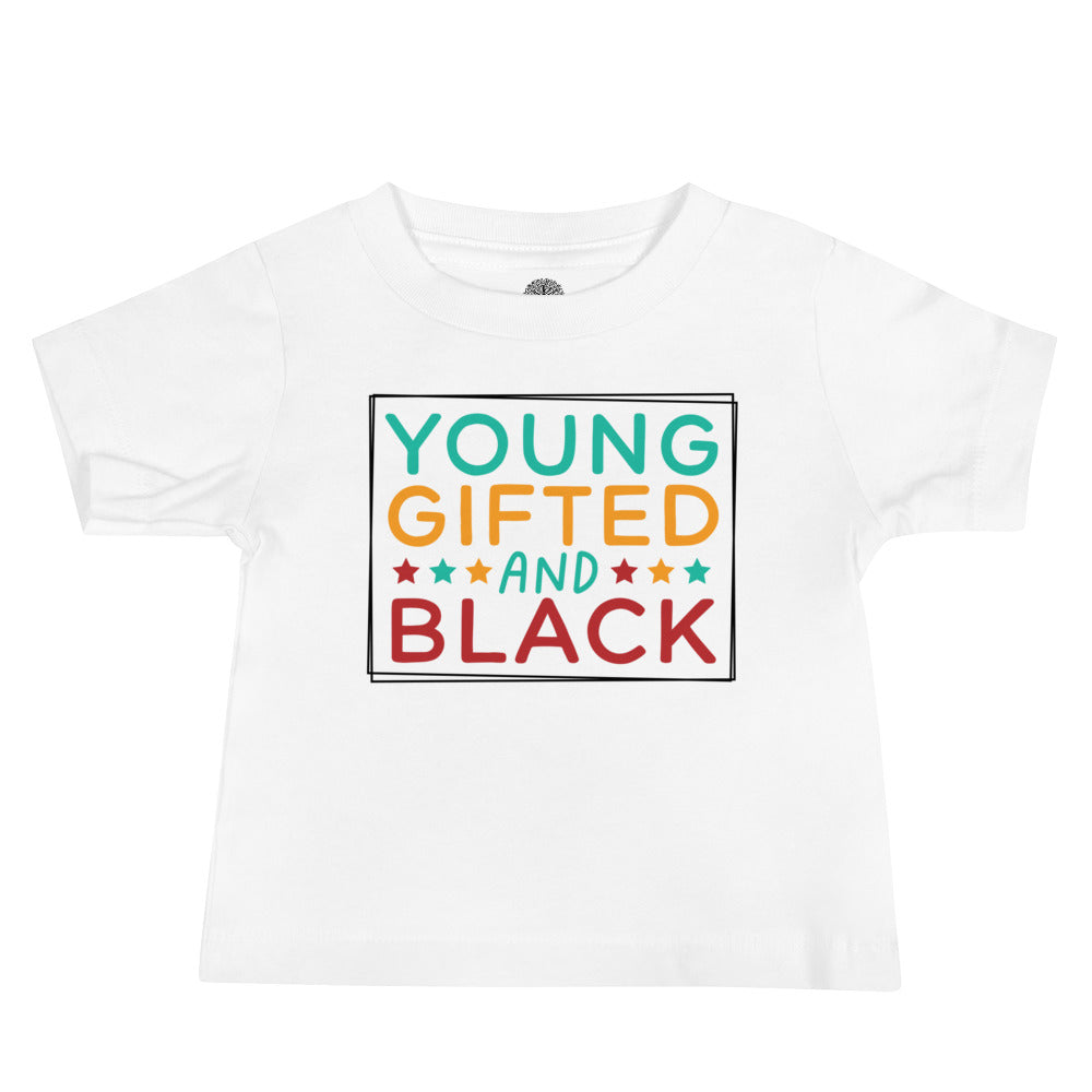 Baby Jersey Short Sleeve Tee - Juneteenth Young Gifted and Black