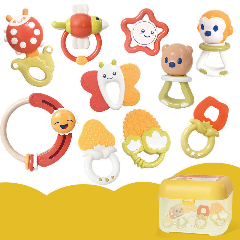 Baby Rattle Plastic Toy Gift Box Set