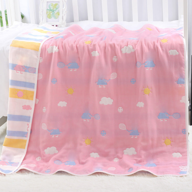 Printing Gauze Bath Towel Baby Blanket Quilt