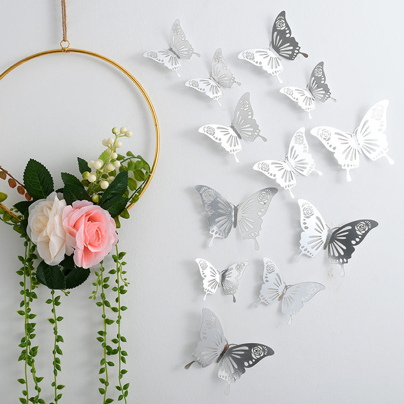 3d Three-dimensional Butterfly Wall Sticker Wall Decoration Sticker