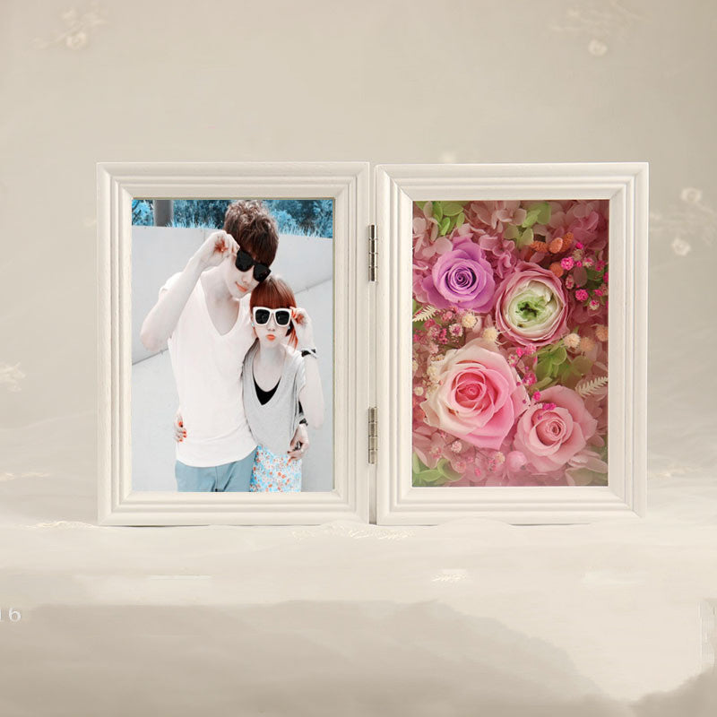 Three-dimensional Piano Paint Frame Solid Wood Photo Frame Gift Box