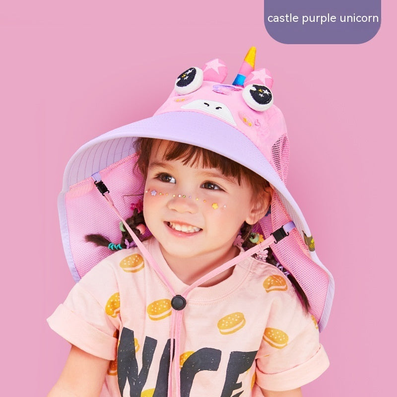 Children's Sun-proof Bucket Hat Outdoor Sun Hat