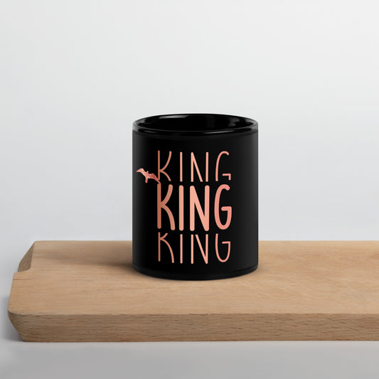 Black Glossy Mug - KING