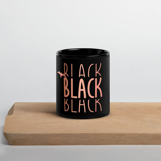 Black Glossy Mug - BLACK