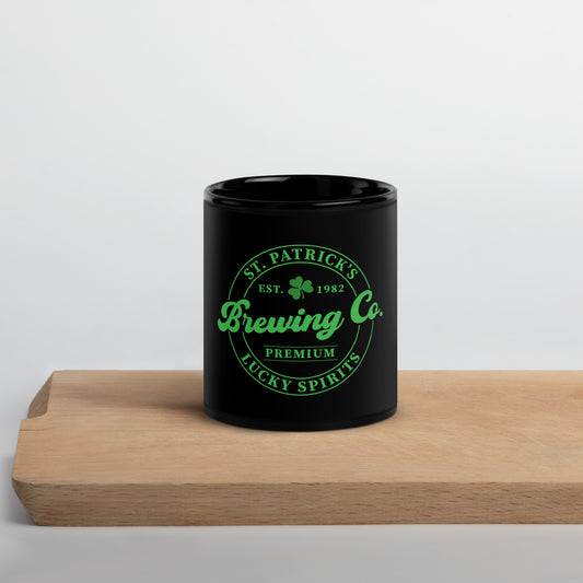 Black Glossy Mug - St Patty's Day Brewing Co.