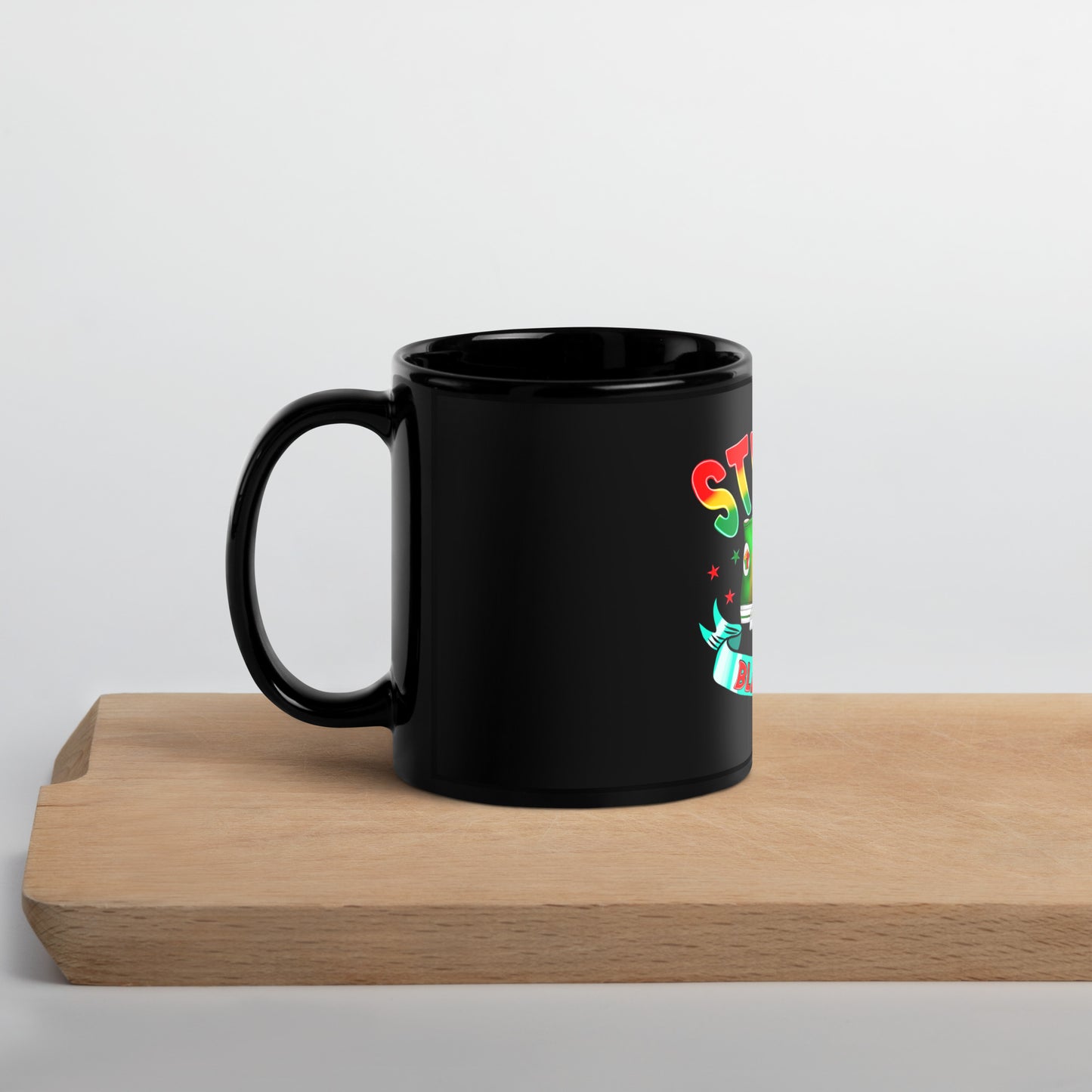 Black Glossy Mug - Steppin Into Black HIstory Month