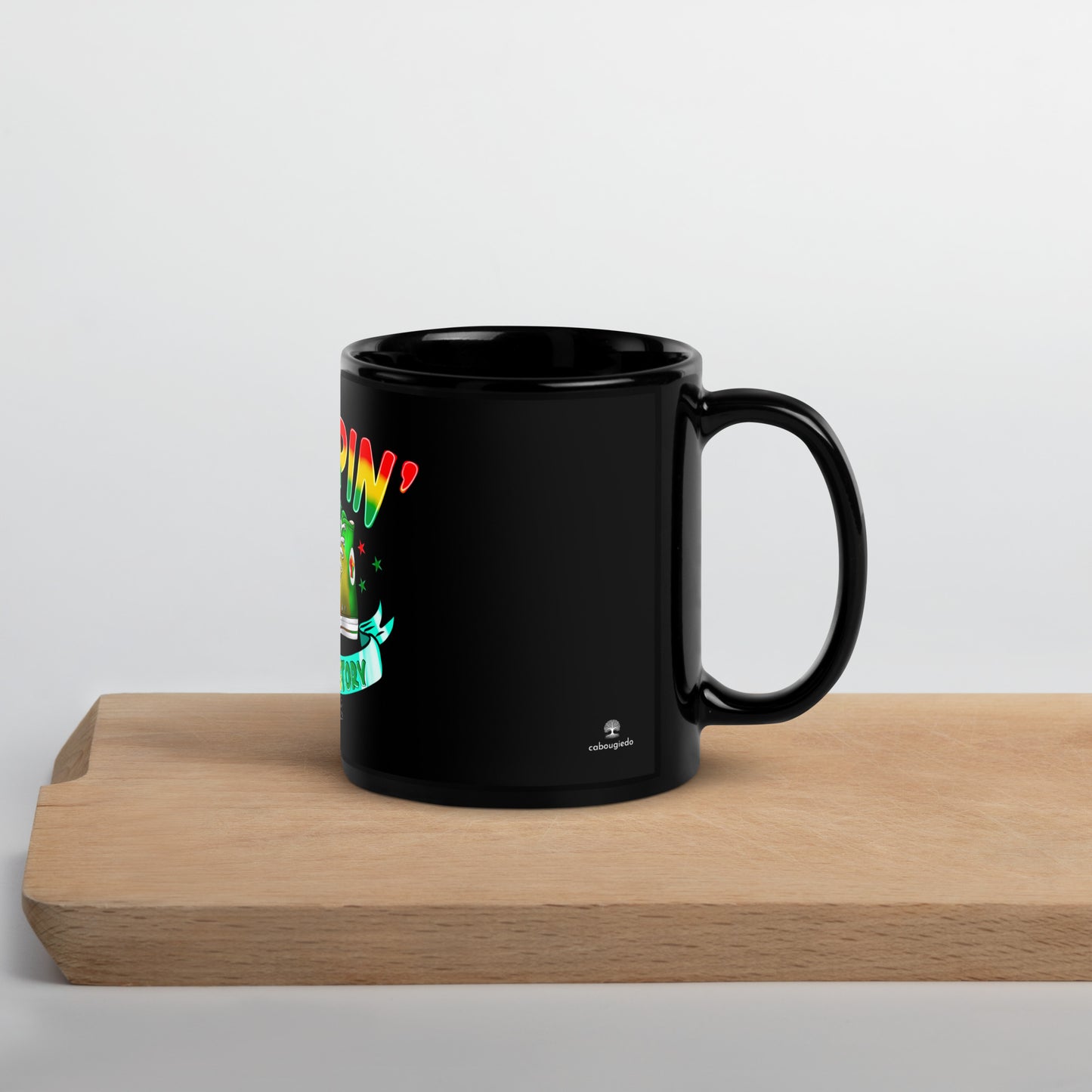 Black Glossy Mug - Steppin Into Black HIstory Month