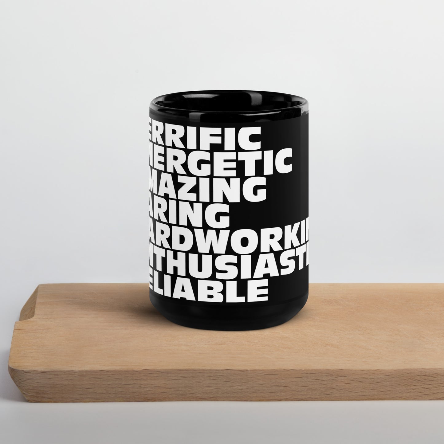 Black Glossy Mug - Teach Characteristics