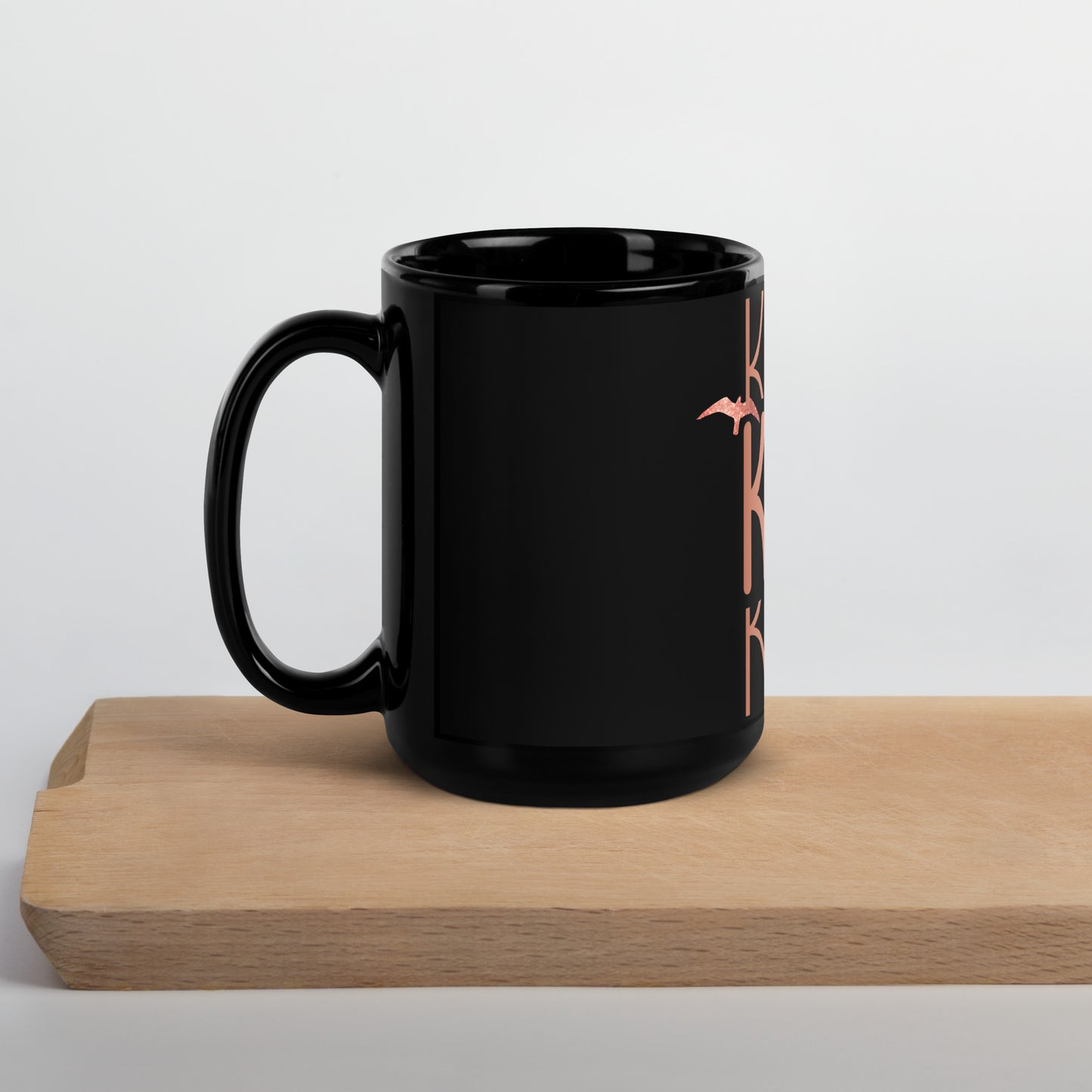 Black Glossy Mug - KING