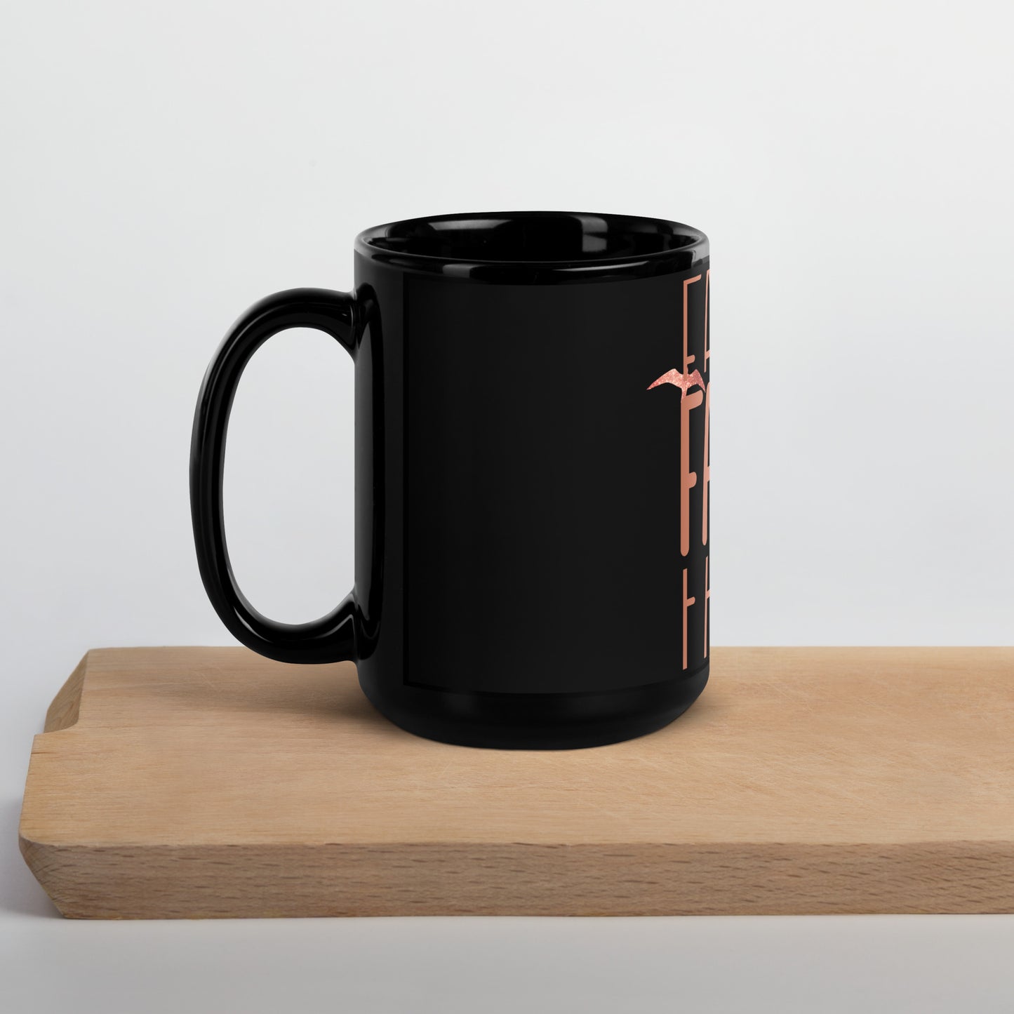 Black Glossy Mug - FAITH