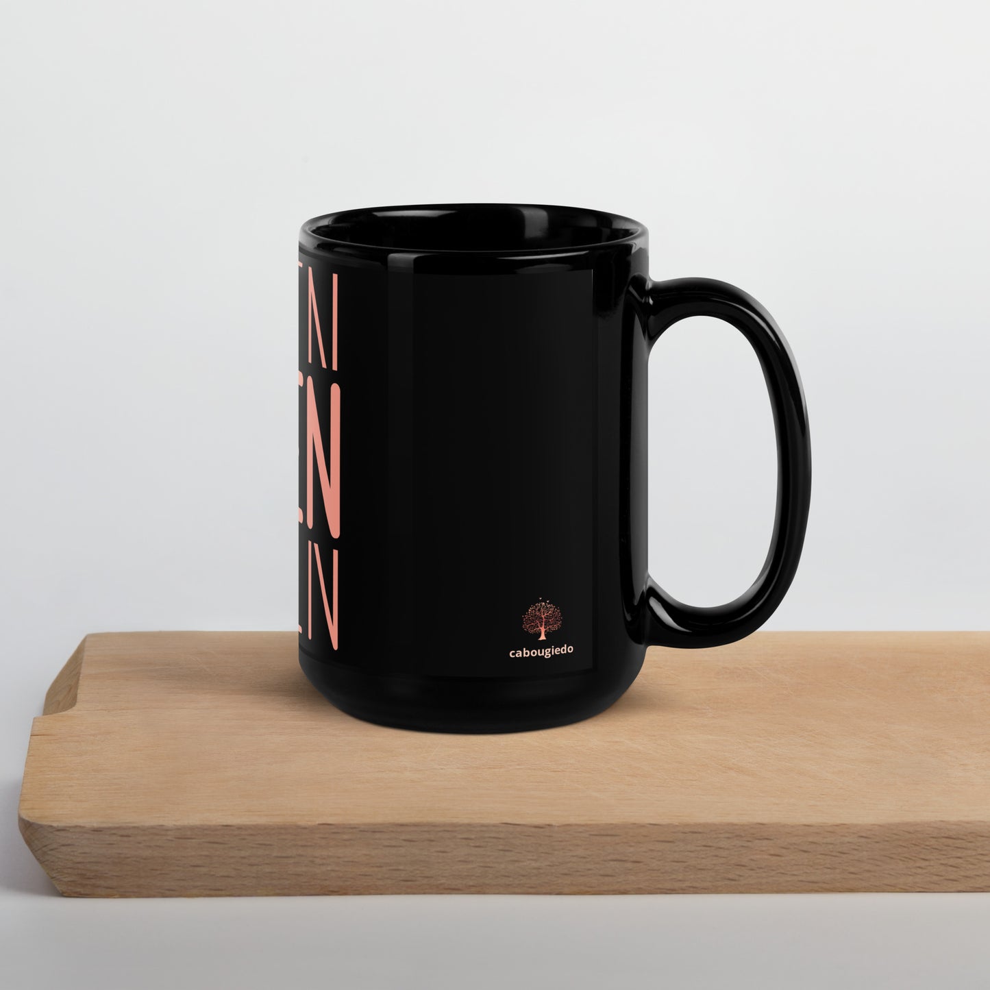 Black Glossy Mug - QUEEN