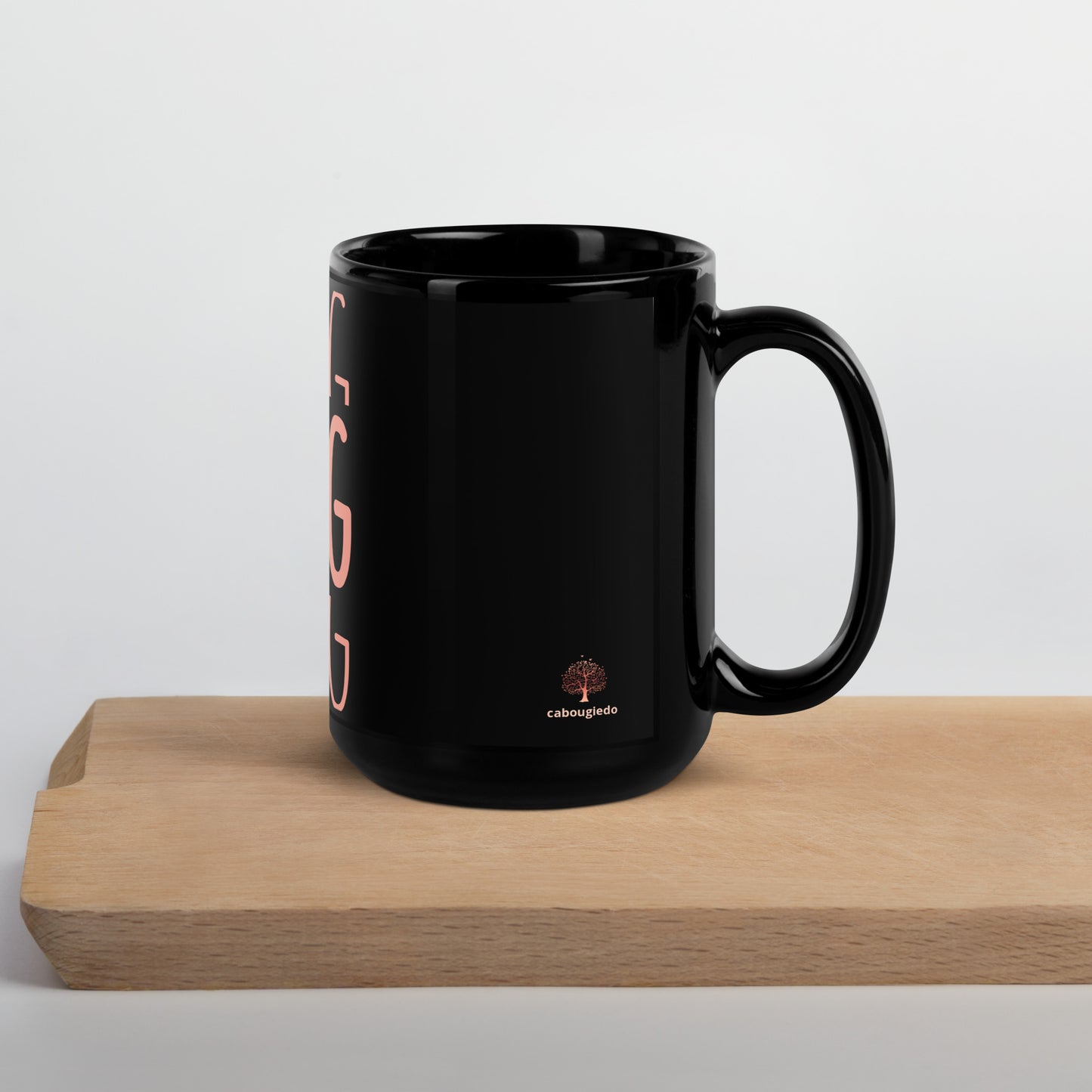 Black Glossy Mug - KING