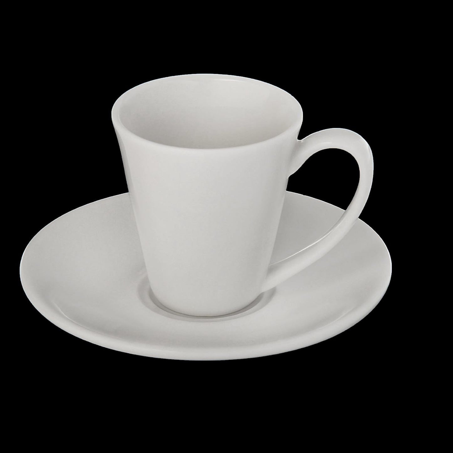 White 4 Oz | 110 Ml Coffee Cup & Saucer