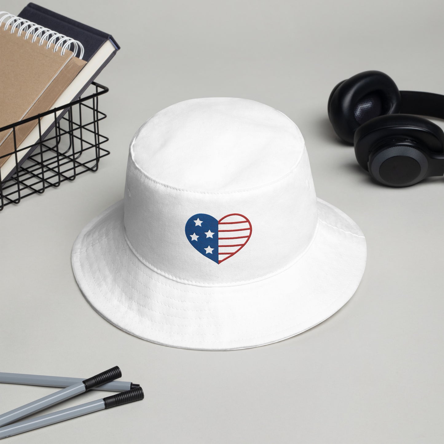 Bucket Hat- 4th of July Love