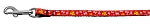 Butterfly Nylon Ribbon Collar Red 3/8 wide 4Ft Lsh