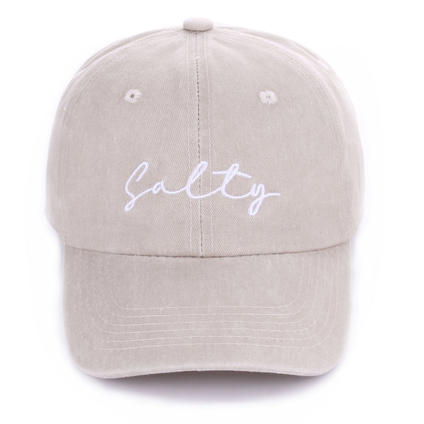 Ladies' Washed Cotton Baseball Cap Embroidered