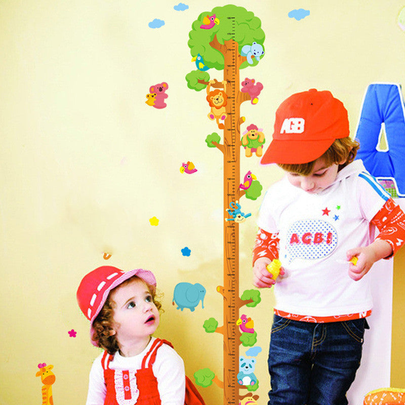 Removable Wall Sticker Cartoon Height Measurement Wall Sticker Test Sticker