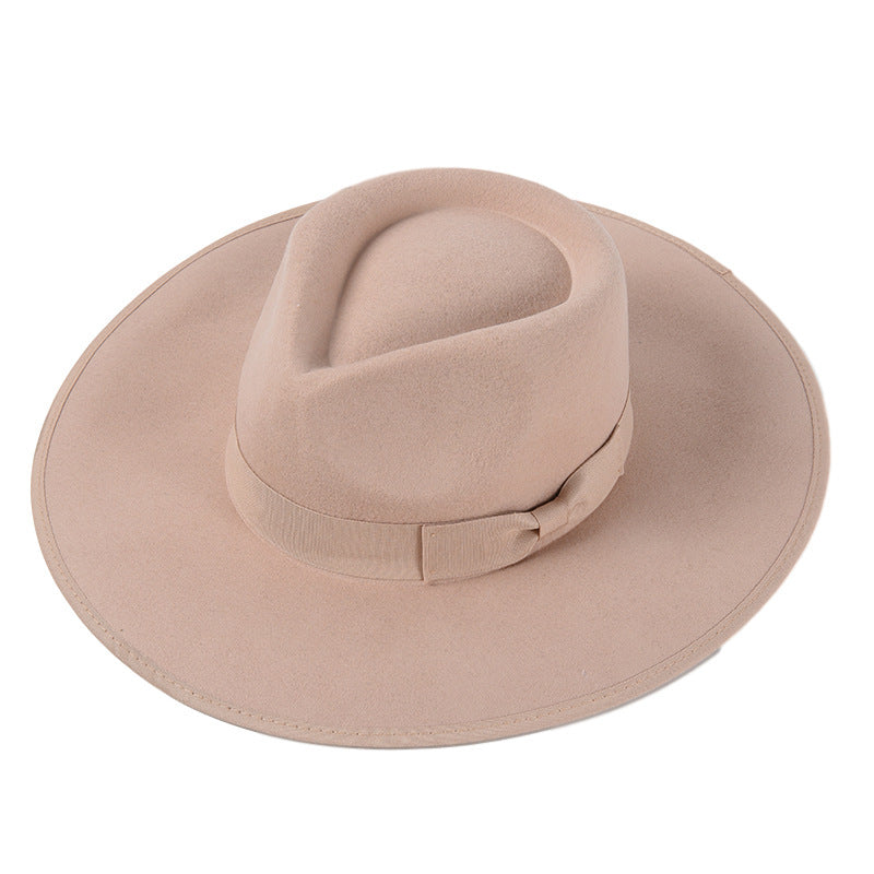 British Retro Casual All-match Wool Jazz Hat