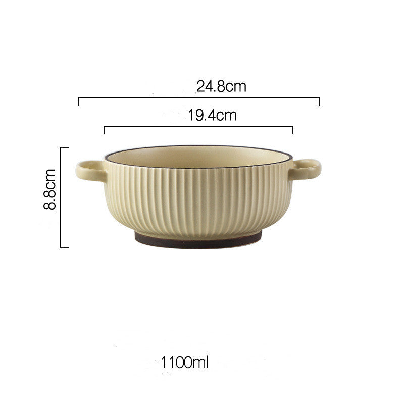 Wind Simple Bowl And Plate Combination Tableware And Tableware