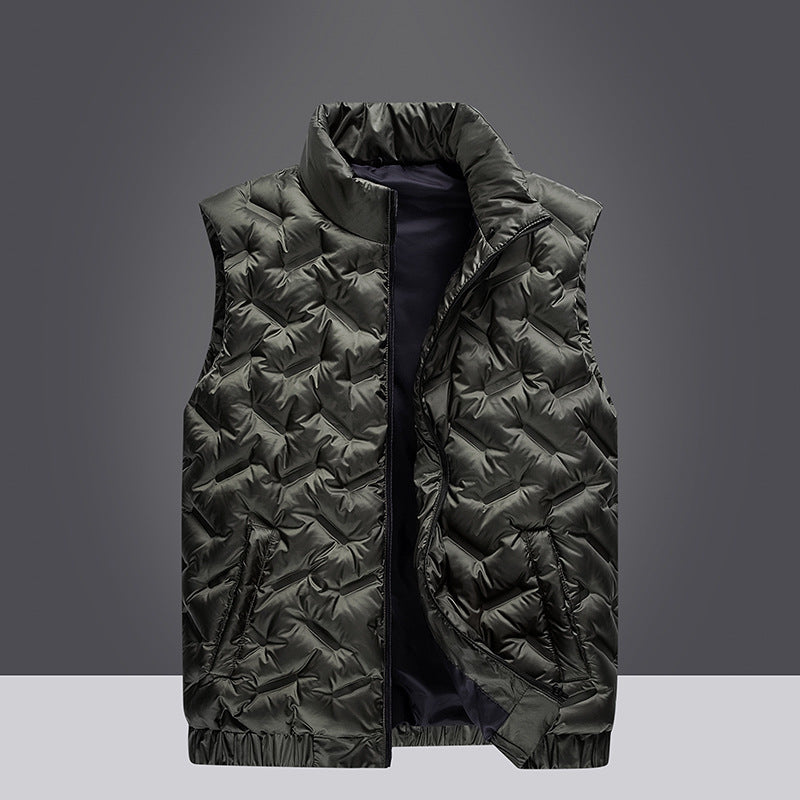 Winter Down Vest Man Short