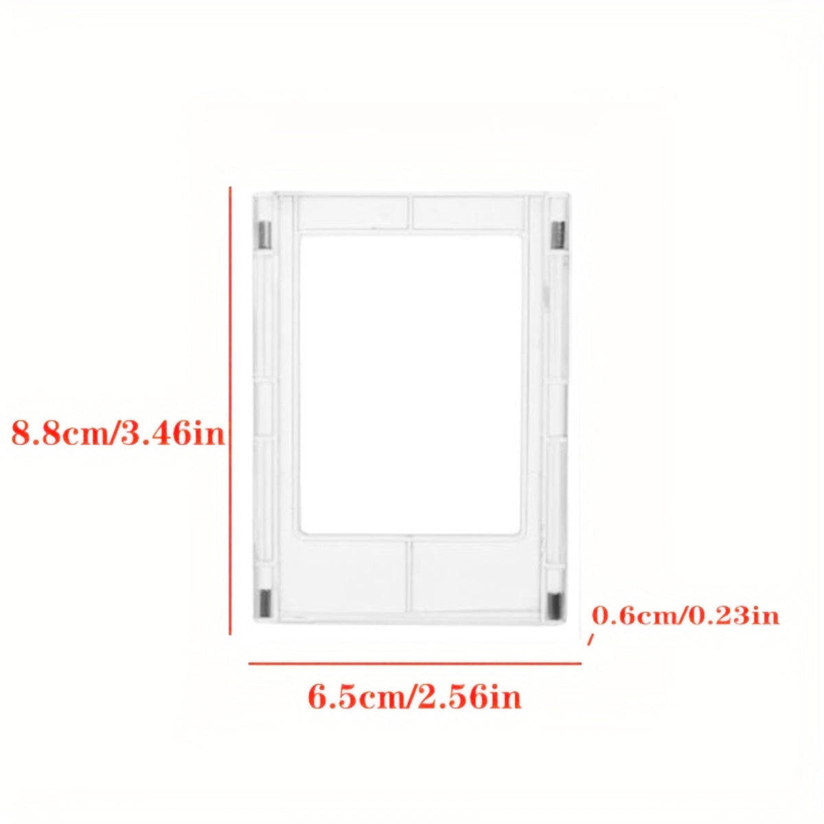 Creative Magnetic Small Photo Frame, DIY Magnetic Sheet Versatile Combination Display Frame Magnetic Picture Frame Mini Picture Frames Set For Refrigerator Wallet Size Picture Frames