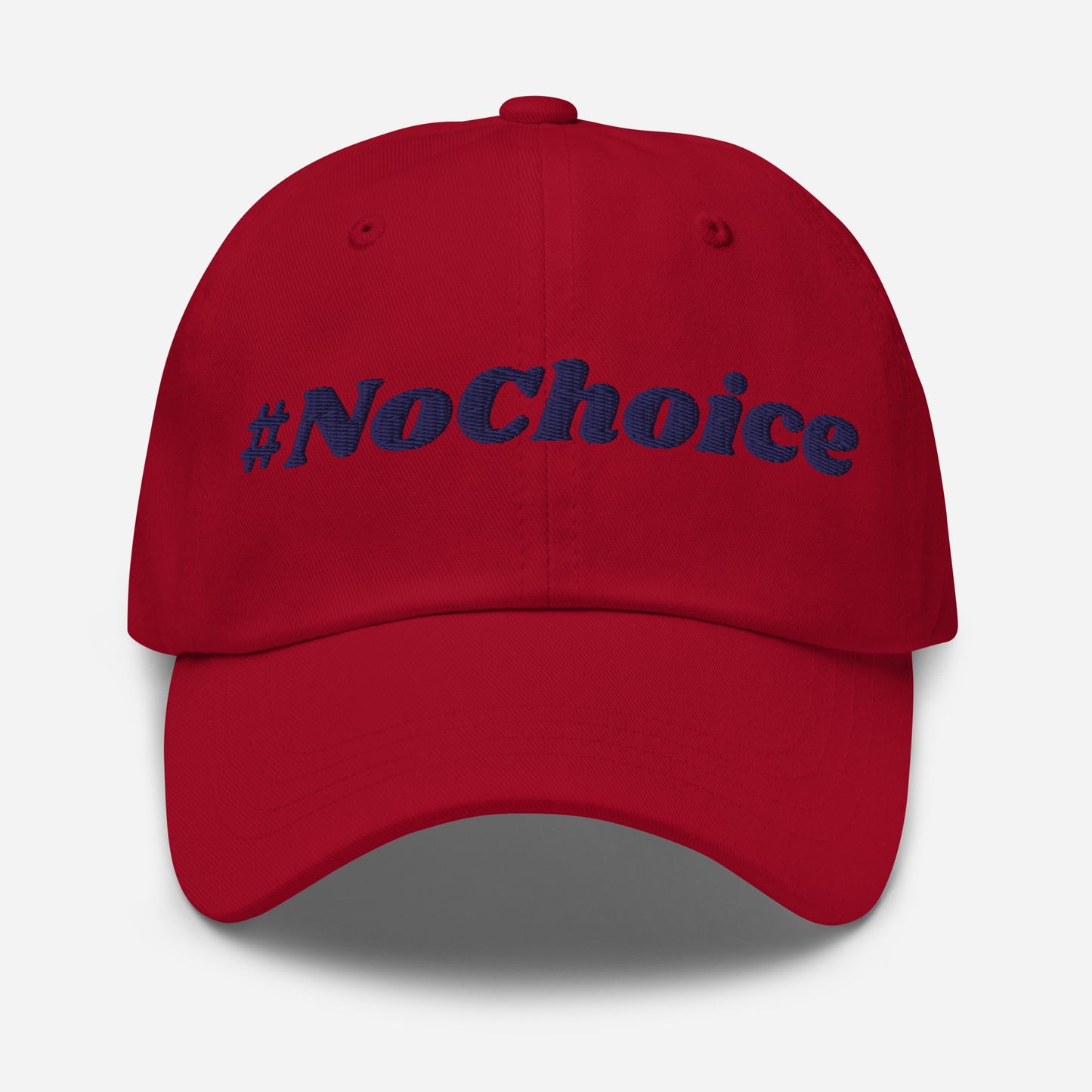 Dad hat - #NoChoice by CaBougieDo (Blue Thread)