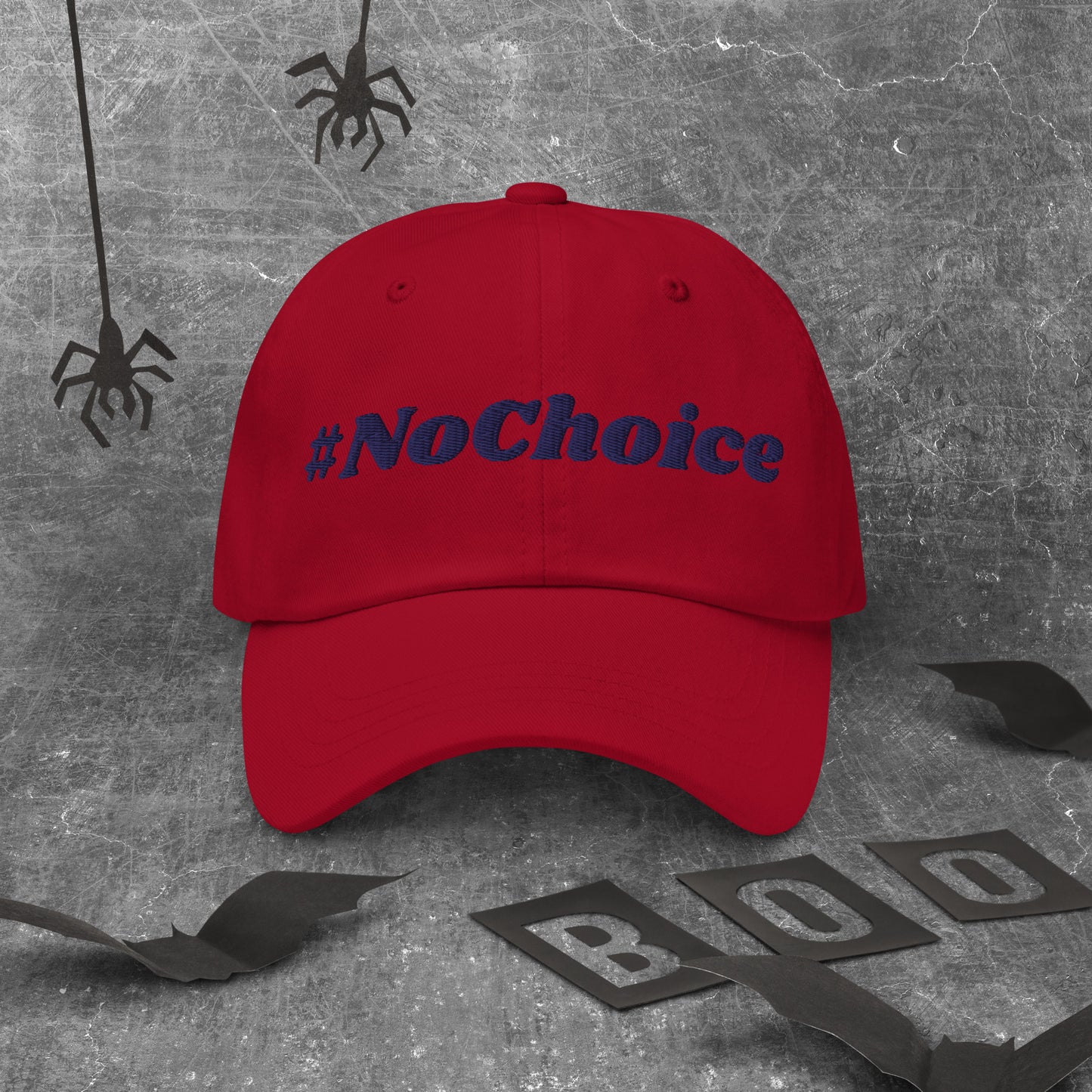 Dad hat - #NoChoice by CaBougieDo (Blue Thread)