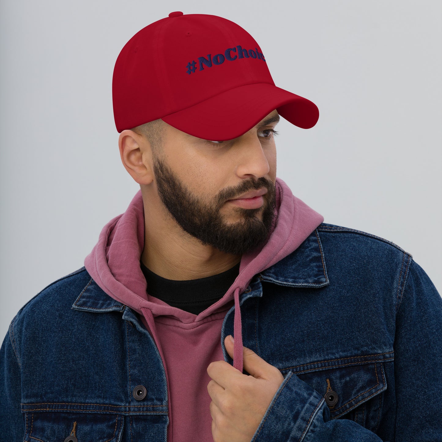 Dad hat - #NoChoice by CaBougieDo (Blue Thread)