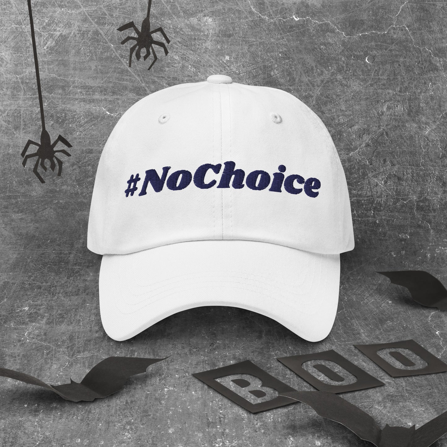 Dad hat - #NoChoice by CaBougieDo (Blue Thread)