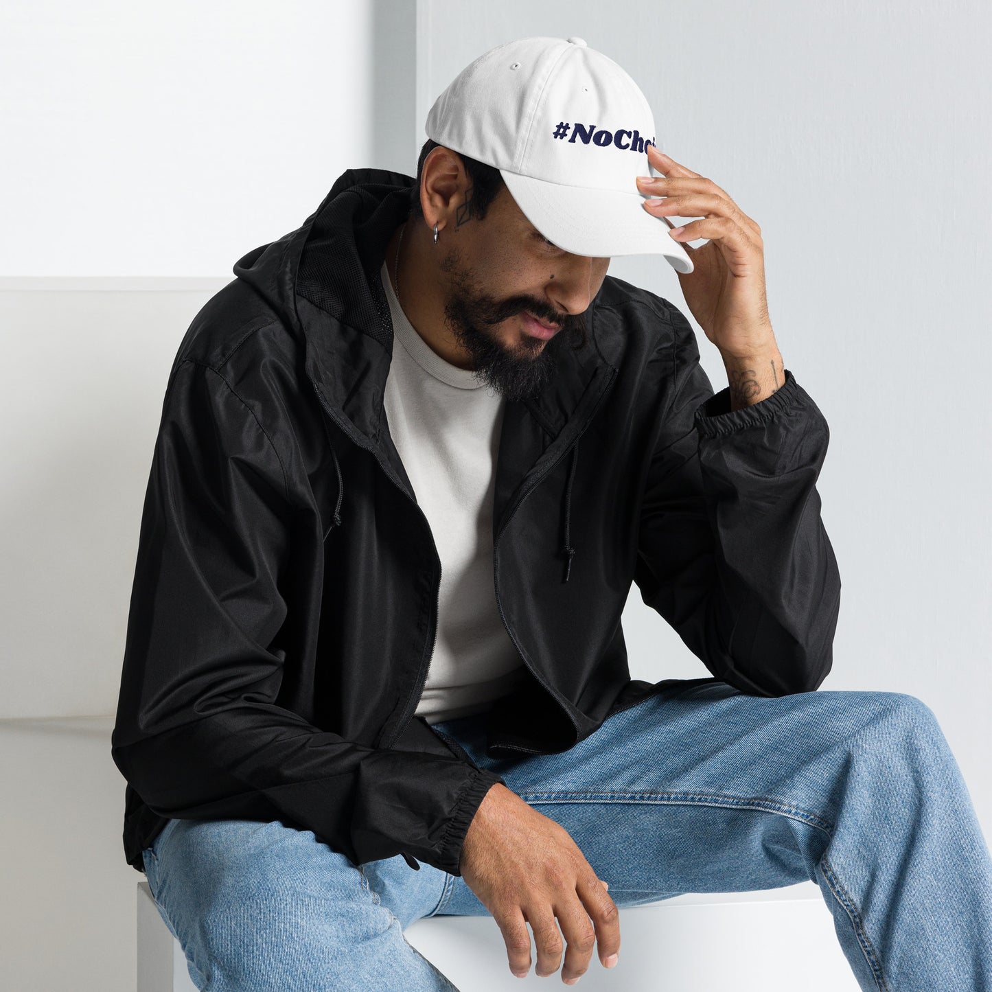 Dad hat - #NoChoice by CaBougieDo (Blue Thread)