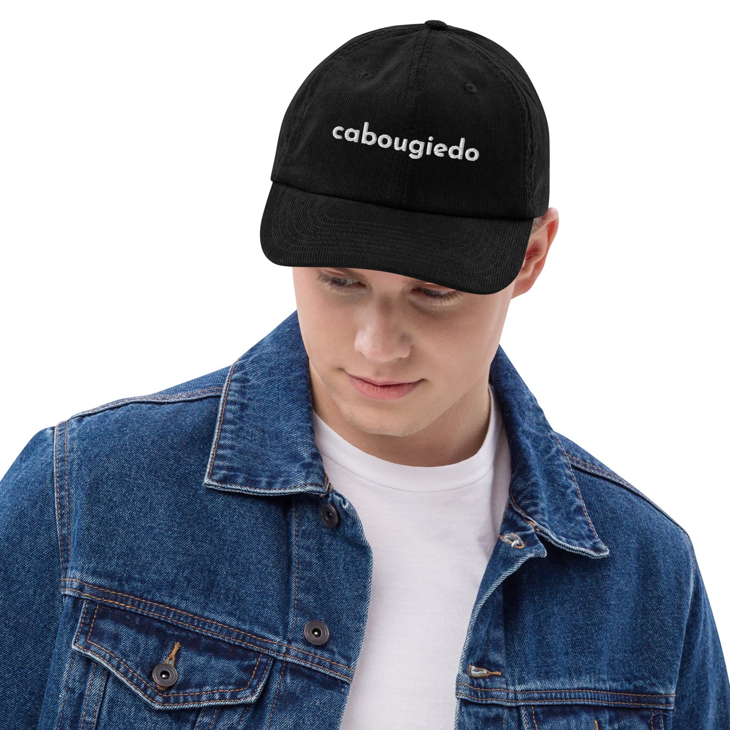 Corduroy hat - CaBougieDo (White)