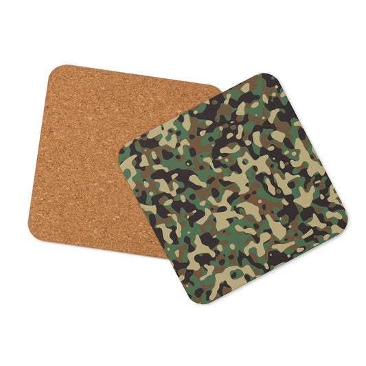 Cork-back coaster - Camouflage