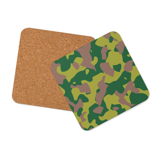 Cork-back coaster - Camouflage