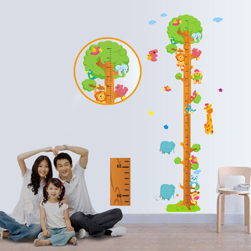 Removable Wall Sticker Cartoon Height Measurement Wall Sticker Test Sticker