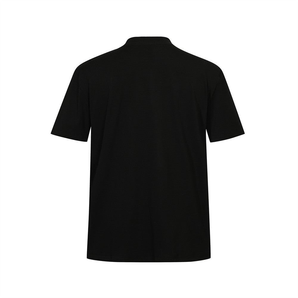 Loose Solid Color Short-sleeved T-shirt For Men