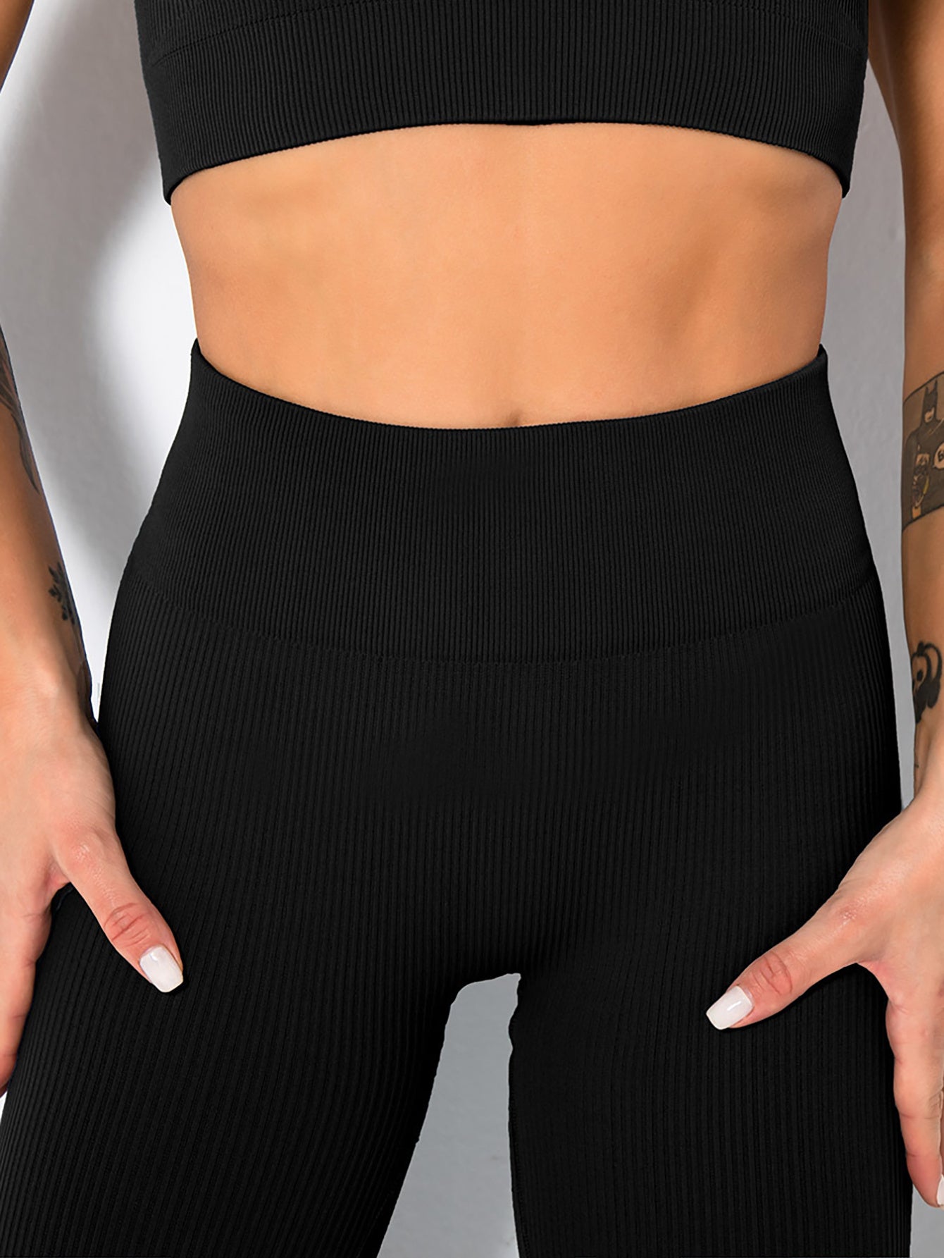 Butt Lifting Yoga Leggings Workout High Waist Tummy Control Ruched Booty Pants, Ribbed Seamless Leggings For Women High Waist Workout Gym Athletic Yoga Pants