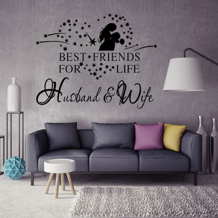 English Proverbs Wall Sticker Valentine's Word Sticker